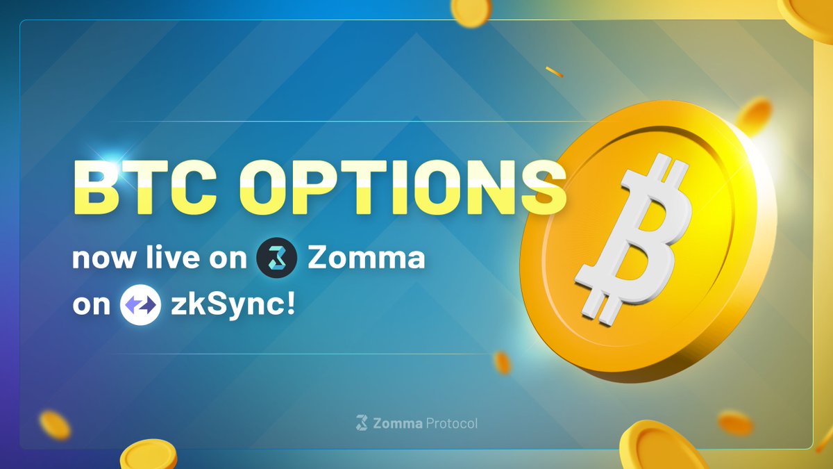 BTC Options is live, #BTC is alive above 60k! 👀 What is your thoughts on it?

We are excited to launch BTC-USDC Options on @zkSync🔥

Trade BTC Options now on @ZommaProtocol  on zkSync!
app.zomma.pro/en/main/trade/…

#zkSync #ERA #DeFi #Blockchain #Options