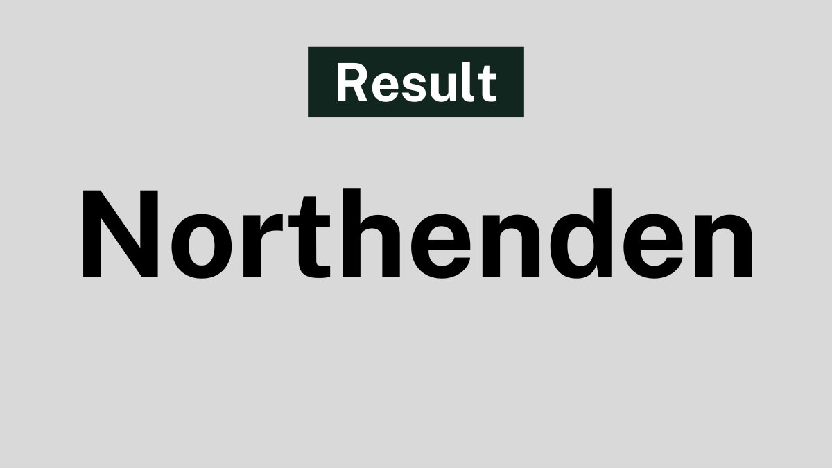 Result: Elected Councillor for Northenden - Sam Lynch, Labour Party 

orlo.uk/vqabT 

#LocalElection2024