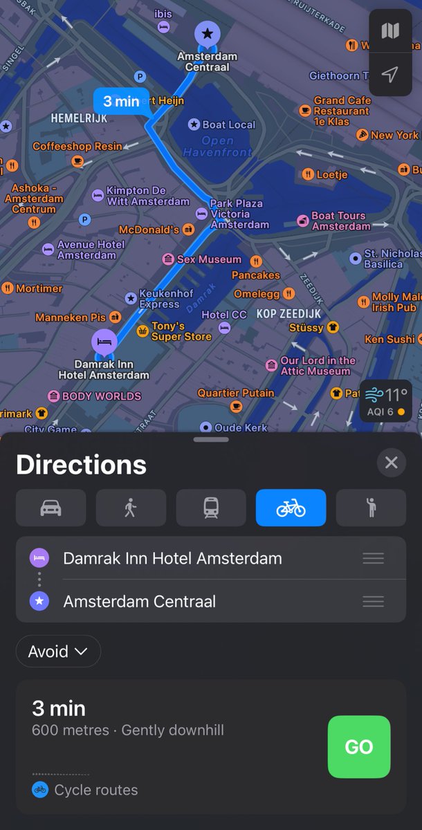 Apple Maps bisiklet navigasyon özelliği Hollanda’da nihayet aktif olmuş.