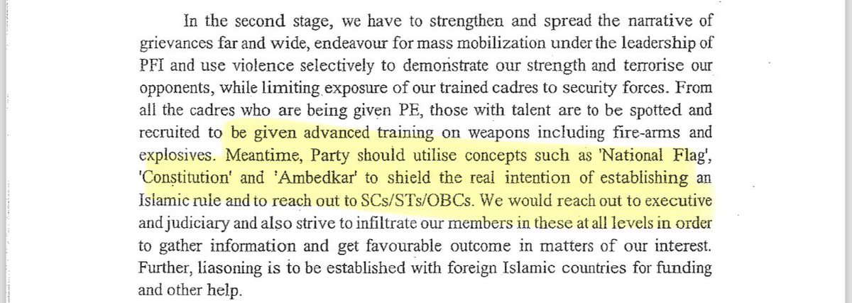 .@ParveenShaikh1 has invoked the Constitution to justify her pro-Hamas, pro-terror, pro-Jihadi views. Guess whose suggestion it was to do that? PFI. Here’s the PFI 2047 Vision Document that says EXACTLY this.