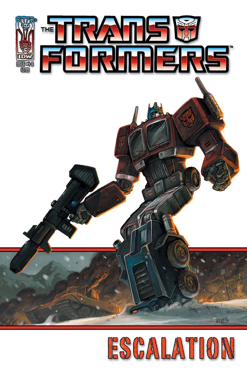 HasbrOmniverse Comic Of The Day! IDW Comics - Transformers Escalation #04 - Cover Date February 2007 #Transformers40 #IDWHasbroverse