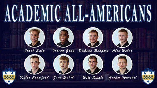 Congratulations to our 8 Academic All Americans!

#upjwrestling #brothersforlife