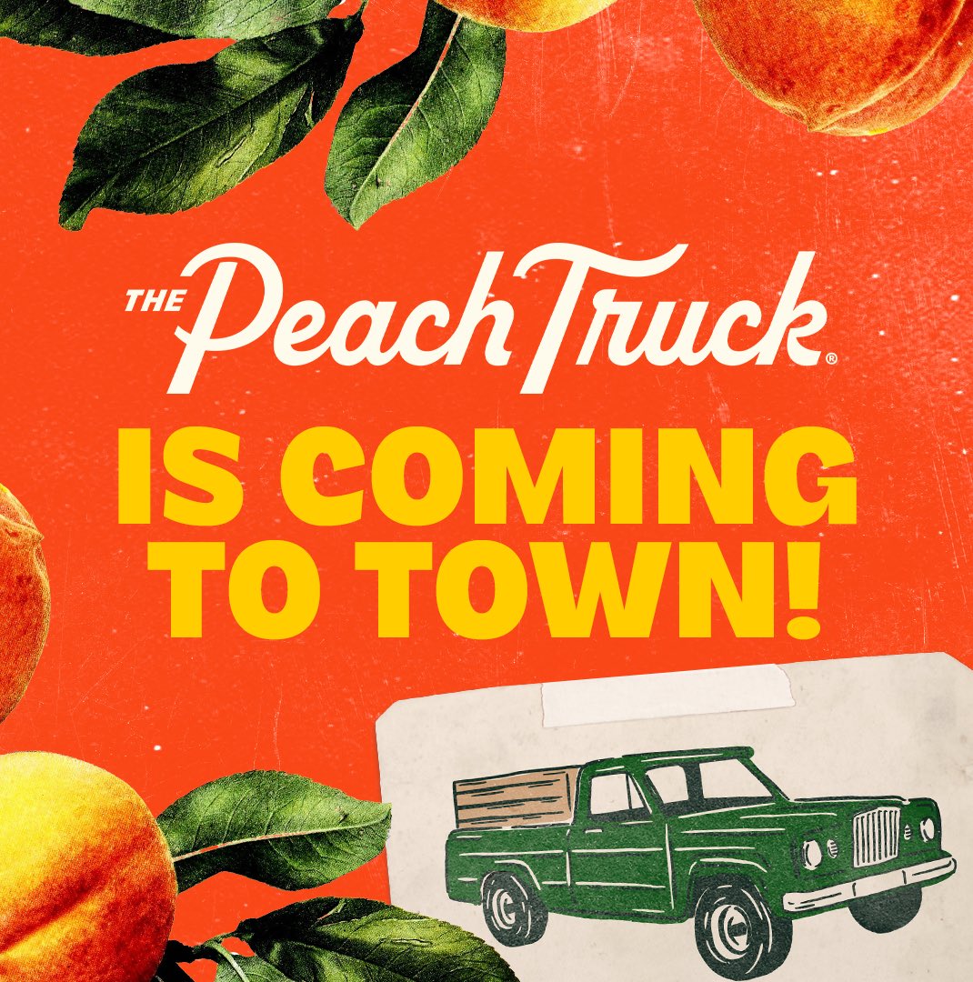 𝑬𝒗𝒆𝒏𝒕 𝑨𝒏𝒏𝒐𝒖𝒏𝒄𝒆𝒎𝒆𝒏𝒕
The Peach Truck is coming to town! 🍑🛻 
Mark your calendars for 6/4, 6/19, 7/19, 8/3, &amp; 8/18 
All boxes must be pre-ordered, so visit thepeachtruck.com to reserve your box for pick-up at the KCAC! 

🔗: thepeachtruck.com