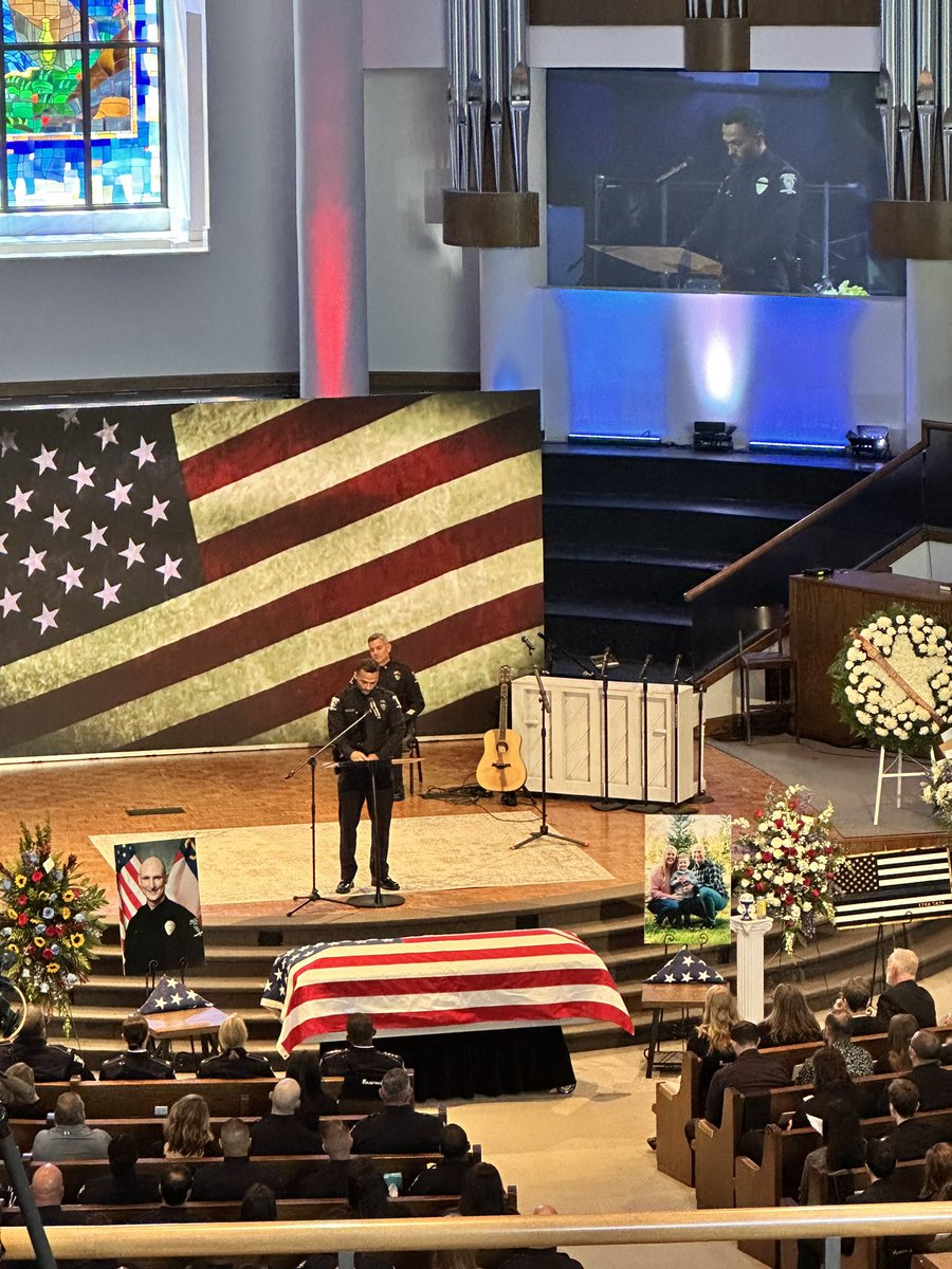 Officer Nicholas Ferreira, who worked with Josh at North Tryon Division: “Josh was everything I want to be.” “I love you Josh. Until we meet again, may you rest in peace.”