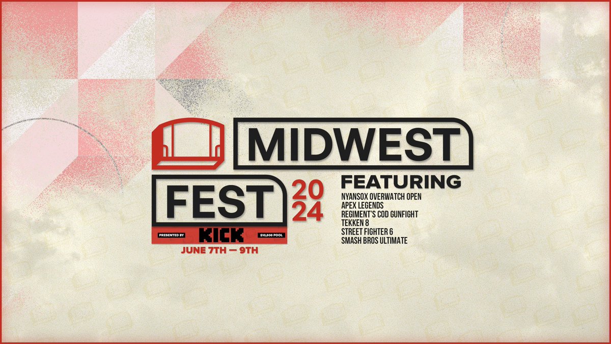 spotlight_kc's tweet image. KC Smash Ultimate will be at Midwest Fest 2024 (@MidwestFestGG)!

📆 Saturday, June 8, 2024 
📍 Hyvee Arena in KC
💸 $1,500 in prizing
🥊 Double Elimination, Bo5 Sets

Message @rootdotbear if you have any questions!