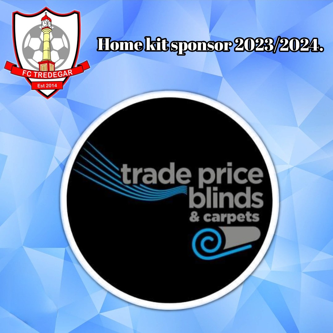 Diolch! The club would like to say a massive thank you to our home kit sponsor for this season. Trade price windows and doors.