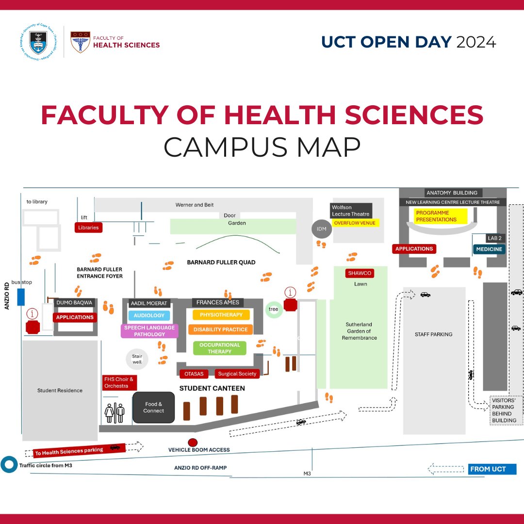Make sure you visit all our stalls and programme presentations during tomorrow's Open Day on the Faculty of Health Sciences campus. The Health Sciences choir and orchestra will also be making a special performance at 13:00.