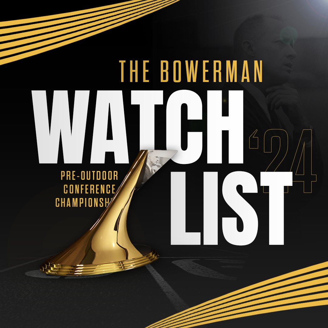 👀 𝐖𝐄'𝐑𝐄 𝐖𝐀𝐓𝐂𝐇𝐈𝐍𝐆 👀 Seven members of The Bowerman Pre-Outdoor Conference Championships Watch List have combined to set eight collegiate records during the 2024 seasons. ustfccca.org/the-bowerman