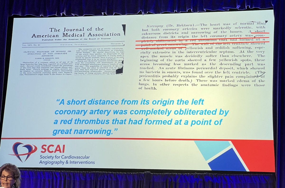 Founders' Lecture: ‘From Concept to Cath Lab to Every Community: The Ongoing Challenges and Rewards of STEMI Systems of Care’ by Dr. Alice Jacobs, introduced by @JDawnAbbott1! #SCAI2024 @scaiwin @SCAI @SrihariNaiduMD @SVRaoMD @Herms2James @arnoldseto @JCigarroaMD @DanielKolansky