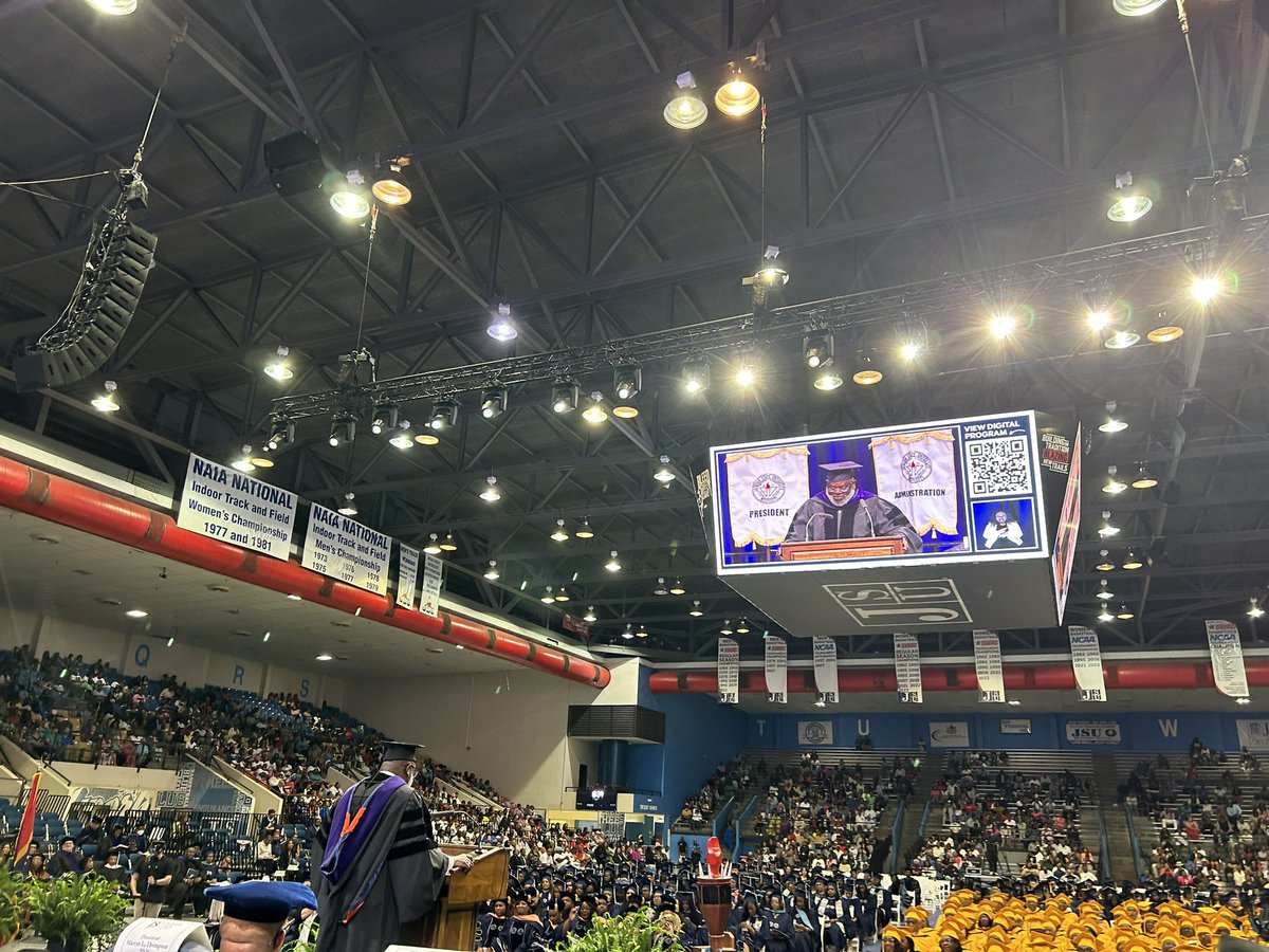 We are so lucky to be able to claim Judge Carlton Reeves as a @jacksonstateu alum. Powerful inspiring words at today’s graduate commencement ceremony.