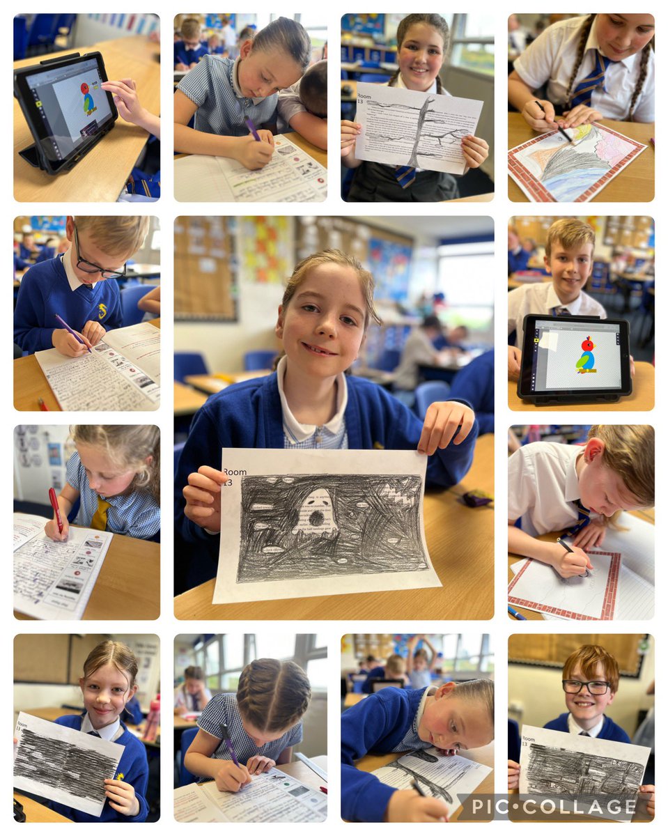 An amazing end to another amazing week in Y5! We produced some incredible blackout poetry pieces in our reading lesson, completed our independent writing planning & created some fantastic vector drawings of parrots! 🦜⭐️@Shoreside1234 @MrPowerREMAT @MissKnipeREMAT @RainbowEduMAT