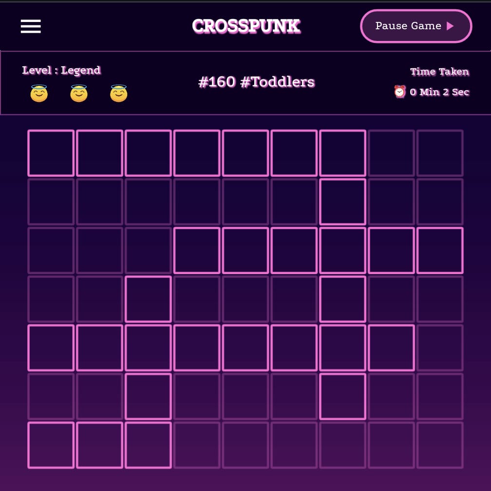 Today's game proving exceptionally popular among couples who are expecting 🤗

#CrossPunk #toddlers

Try the new #game in town here crosspunk.com