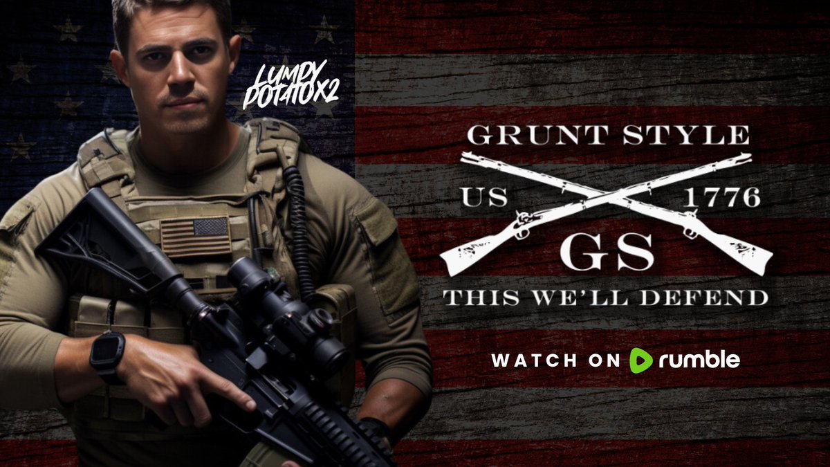 Welcome to @Gruntstyle ! Signed as an Creator for Grunt Style and will be Exclusively Streaming on their New Upcoming @rumblevideo Channel for selected special sponsored streams. Thank you @Gruntstyle for holding the line. #RumbleTakeover #RumbleGaming