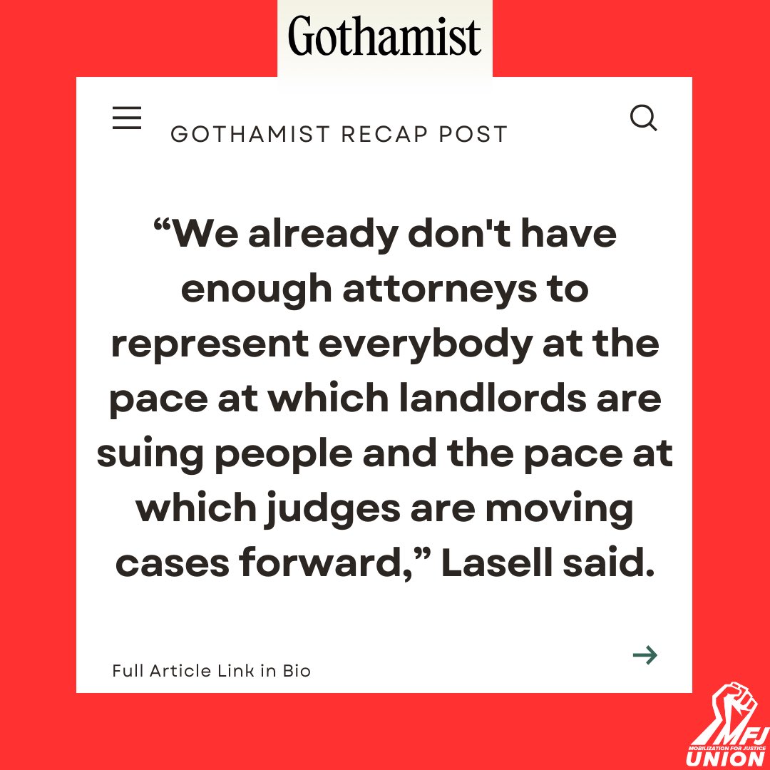 A recap post from the article @Gothamist wrote about our strike - full article in our bio #mfjunion #lssa2320 #mfjlegal #uawonstrike