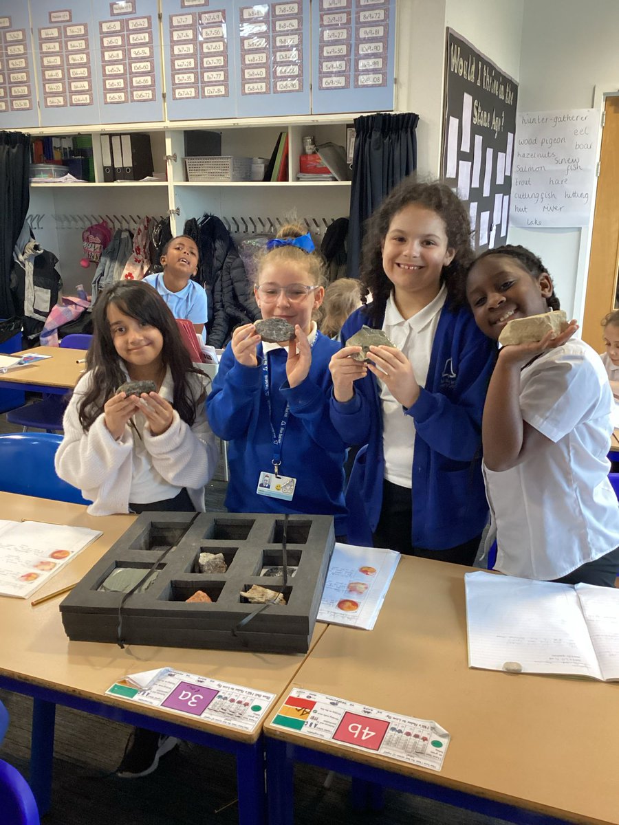 Today in Year 3 we have been investigating rocks and fossils. We couldn’t believe some of them were 300 million years old! Some of the fossils were really heavy too!