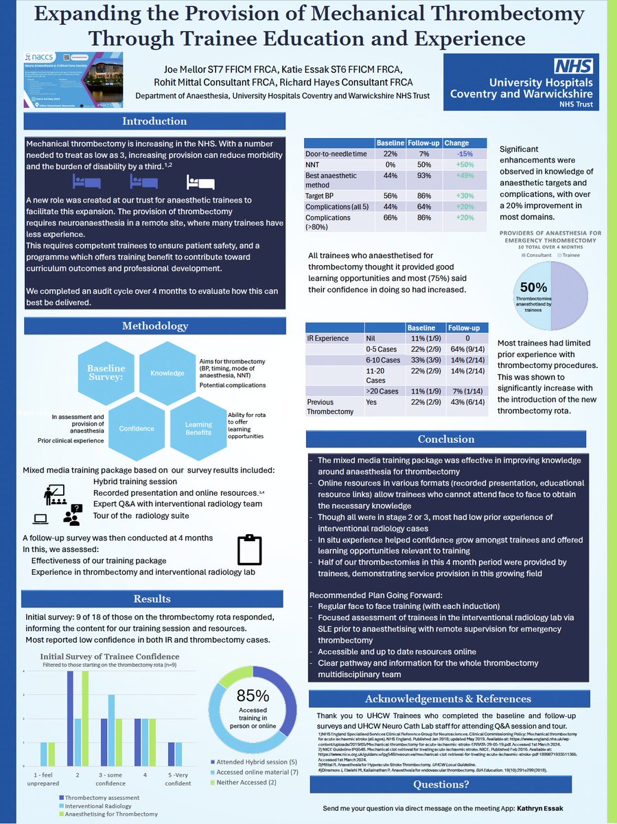 π½π°π²π²π
(@naccsuk) on Twitter photo The #naccs2024 Harvey Granat Award for best oral presentation goes to:
π₯ Winner: Dr <a href="/StevenStenhoff/">Steven Stenhoff</a>
π₯ Runner-up: Dr Kathrine Essak & Dr Joe Mellor
#neuroanaesthesia #neurocriticalcare The #naccs2024 Harvey Granat Award for best oral presentation goes to:
π₯ Winner: Dr <a href="/StevenStenhoff/">Steven Stenhoff</a>
π₯ Runner-up: Dr Kathrine Essak & Dr Joe Mellor
#neuroanaesthesia #neurocriticalcare