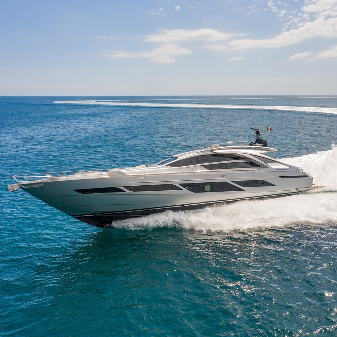 A nautical phenomenon weaving her spell at speeds of up to 42 knots.

Pershing 9X. An extraordinary creature.
#TheDominantSpecies  

#FerrettiGroup #KeepBuildingDreams #ProudToBeItalian 🇮🇹 #MadeInItaly
ow.ly/ZCRb50RvEw1