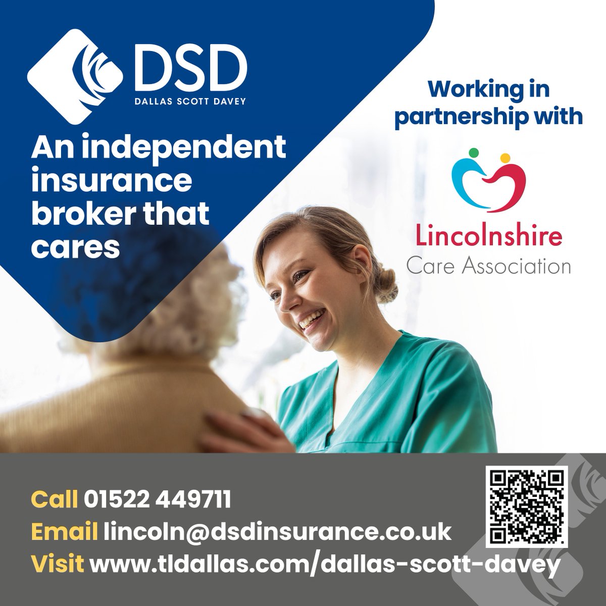 The team at @dallasscottdavey is delighted to be partnering with the  @LincolnshireCa1 providing a wide range of insurance and risk management services to its members.  
#CareHomes #DomiciliaryCare #SupportedLiving #HealthAndCare #Insurance #InsuranceBroker