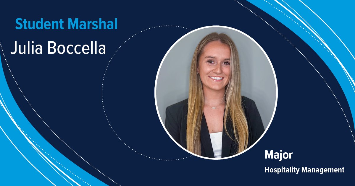 Julia Boccella will serve as the @pennstateshm Student Marshal for spring 2024 commencement. She received the Penn State Evan Pugh Scholar Award, among other honors. Congrats, Julia! #WeAre #HHDproud #PennState Learn more ➡️ ow.ly/t8mb50Rp5w1