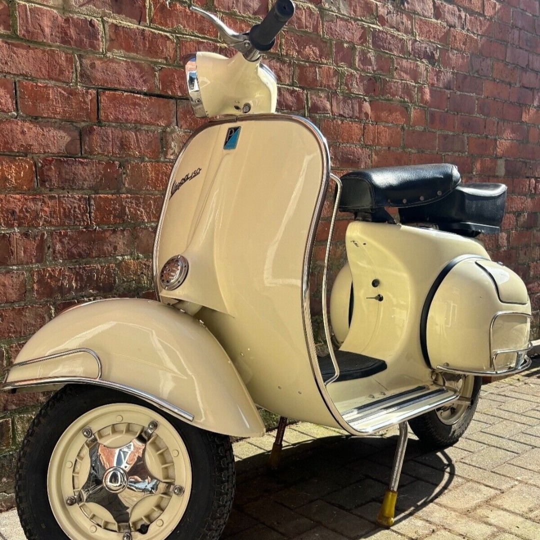 Check out this cool 1965 Vespa 150! Ebay ad here ow.ly/5gB850Rv9pn #Vespa #ClassicScooter #Vintage