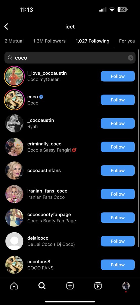 I was literally looking for her IG and saw that ICE T literally follows all of her fan pages 😭 that’s so cute