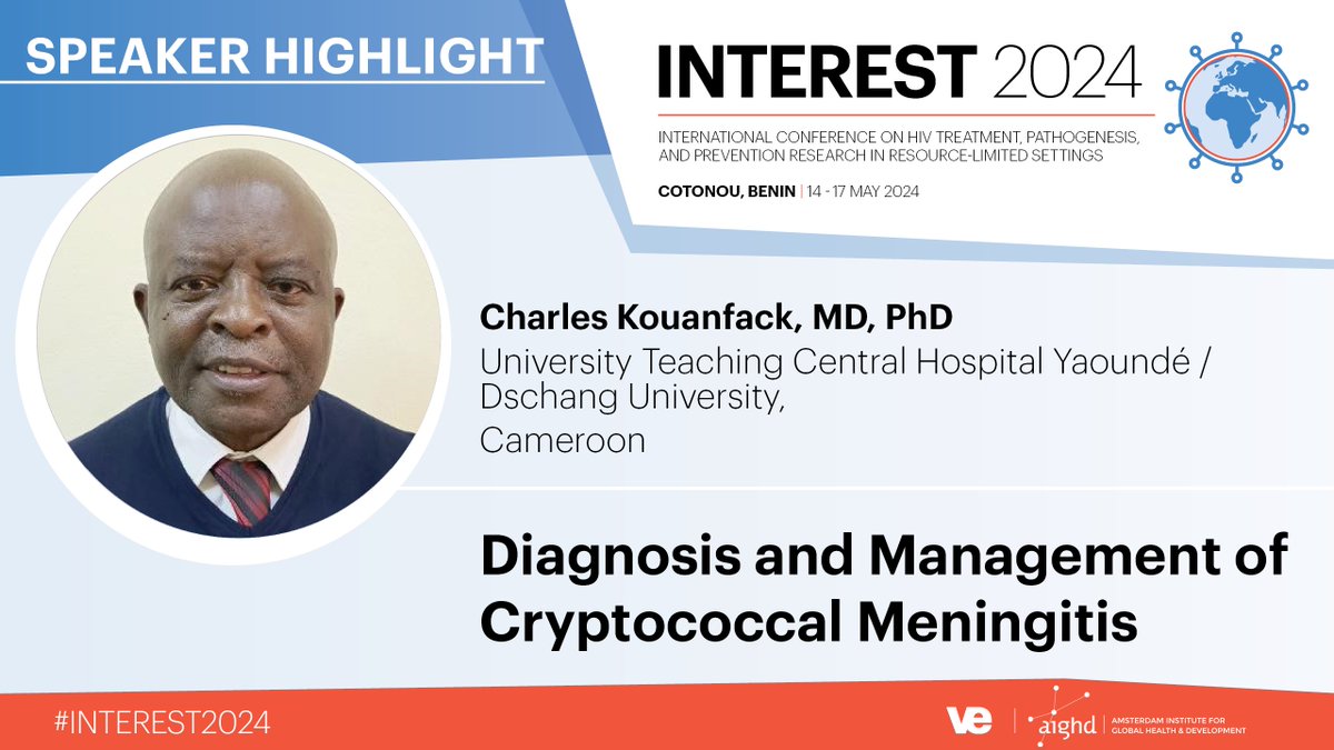 Prof. Charles Kouanfack is an Associate Professor of public health and epidemiology at the @Univ_Dschang. A dedicated #HIV researcher, Prof. Charles has worked with @UNAIDS to help increase #antiretroviral therapy adherence amongst #PLHIV. Register here: virology.eventsair.com/interest-2024/…