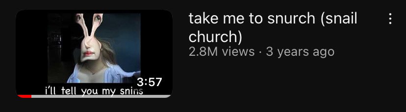 fairyeiry was only 17 when she performed take me to snurch (snail church)