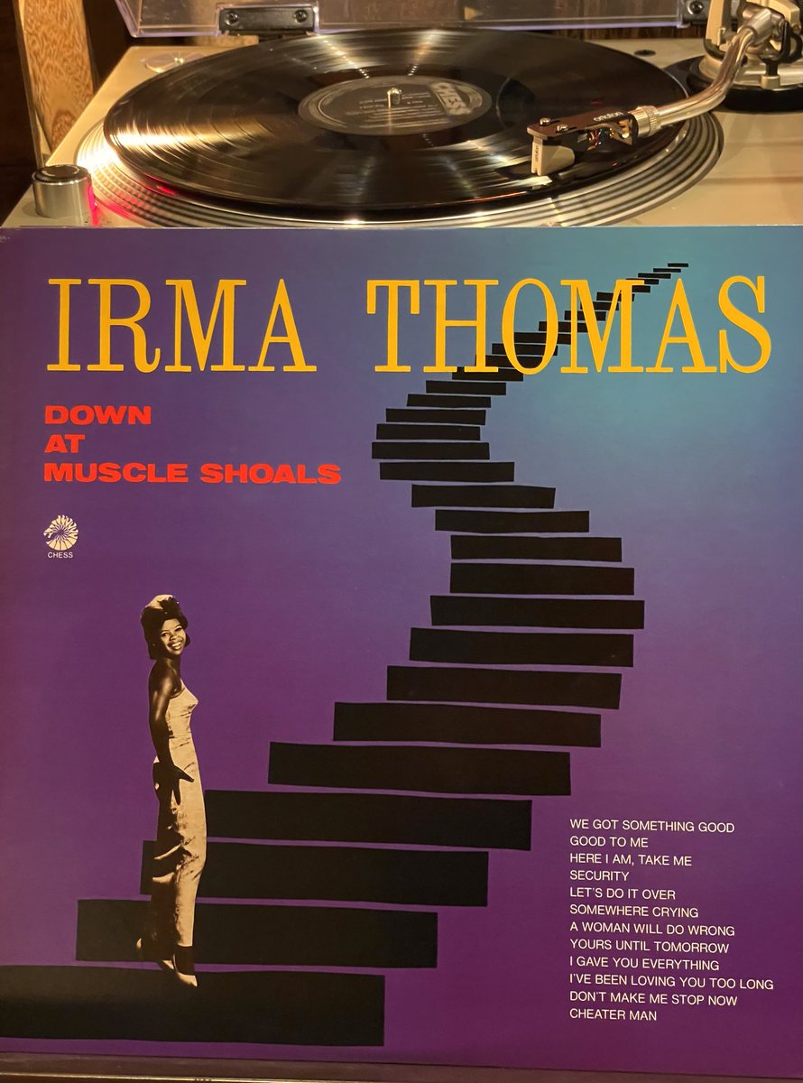 ☮️ フェイムのアーマさん
で、チェス盤
かなり！渋い🔸🔸🔸🔺

#IrmaThomas
#randb #soulmusic
#vinylrecords
#pvinespecial