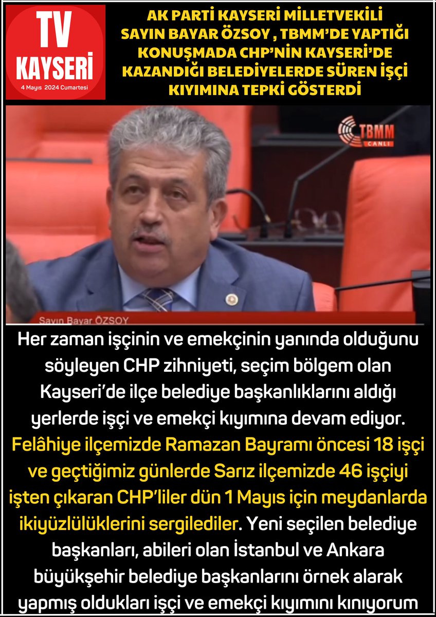 TV KAYSERİ GAZETESİ Yarının Gündemi....... #gazete #manşet #tv #dergi #Gündem #reels #SonDakika @mehmetozhaseki @MuratCahidCINGI @Ozsoy_sb @fatihuzum38 @akpartikayserii @MalatyaBelTr @TCMalatyaV @MUSIAD @MUSIAD_Kayseri