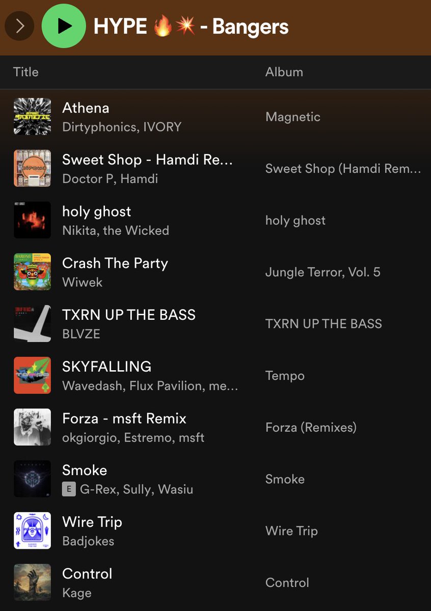 My HYPE playlist is updated! 🔥💥🔊: spoti.fi/2oCc3db