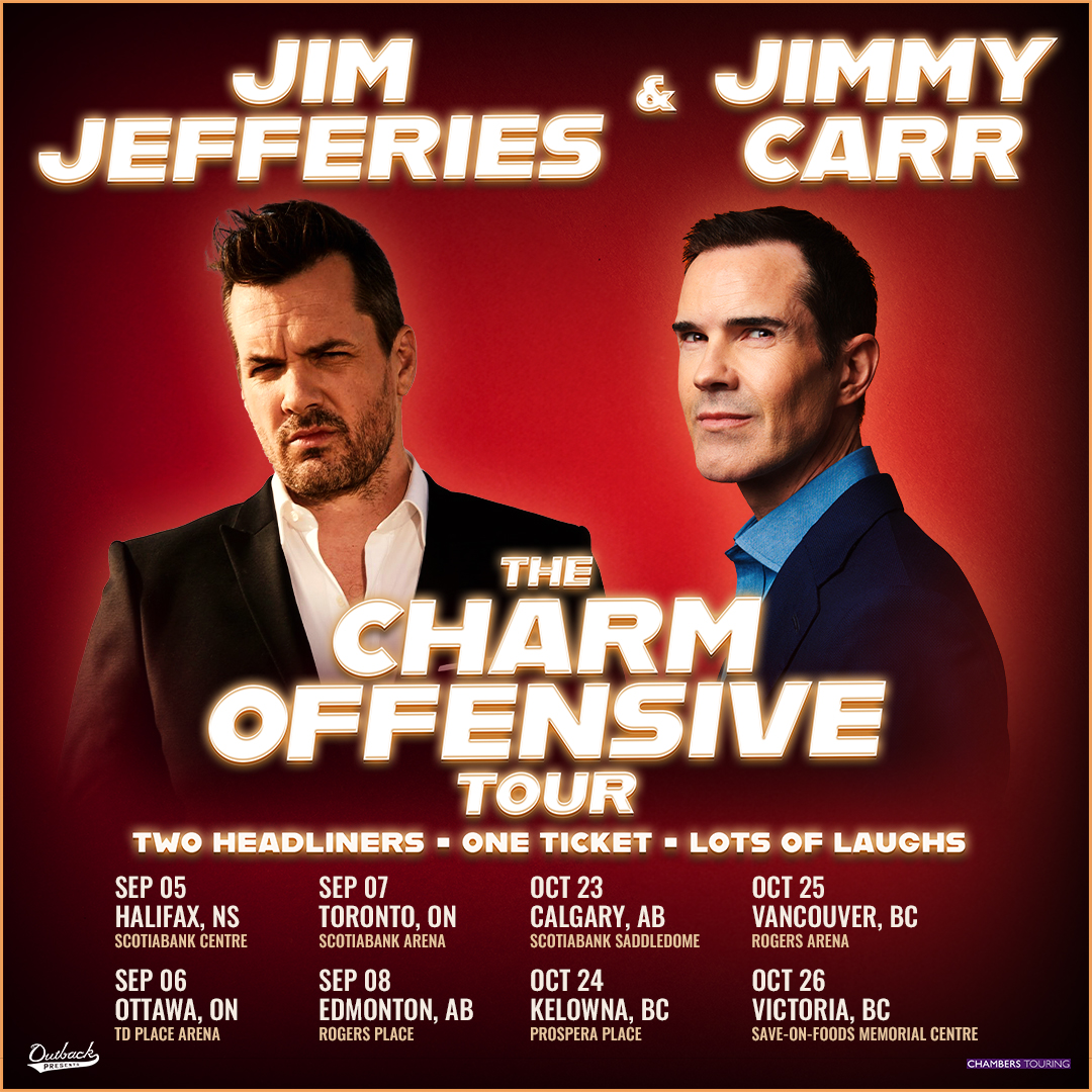 💥 Whether you like brutal, edgy, funny jokes or brutal, edgy, funny stories we’ve got you covered Canada - The Charm Offensive Tour is on sale now. Visit jimmycarr.com for tickets 💥