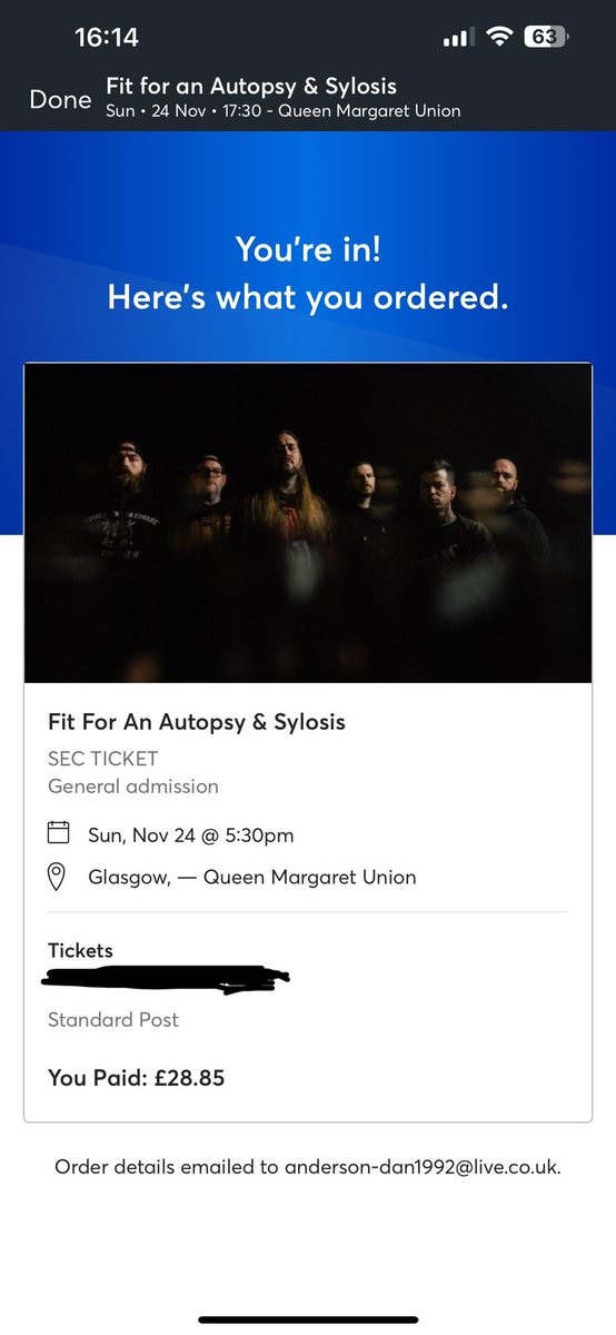 Adding to my ever growing list of gigs this year. Another two bands I like who I’ve not seen live before! Buzzin @fitforanautopsy @Sylosis