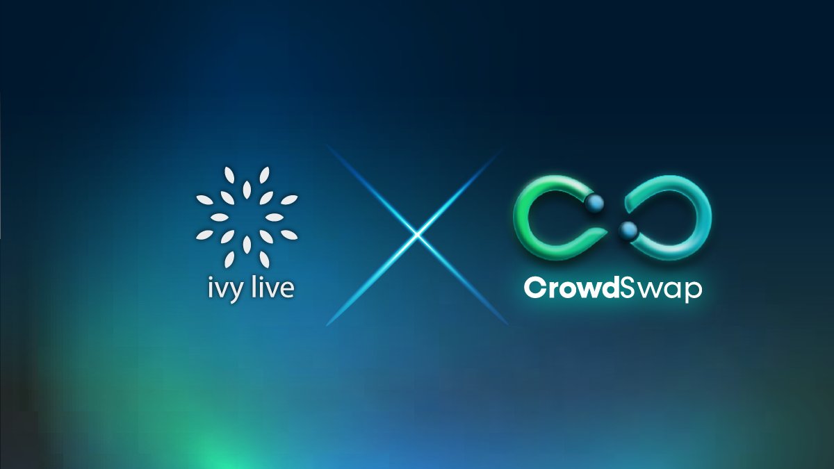 Exciting News! 🌟

Ivy live is now powered by CrowdSwap's seamless & reliable Web3 solution. 
Their community can enjoy effortless crypto exchange with just a few clicks across seven networks. 🌐
We are proud to enhance your community's trading experience! 🚀💼

Ivy Live is a…