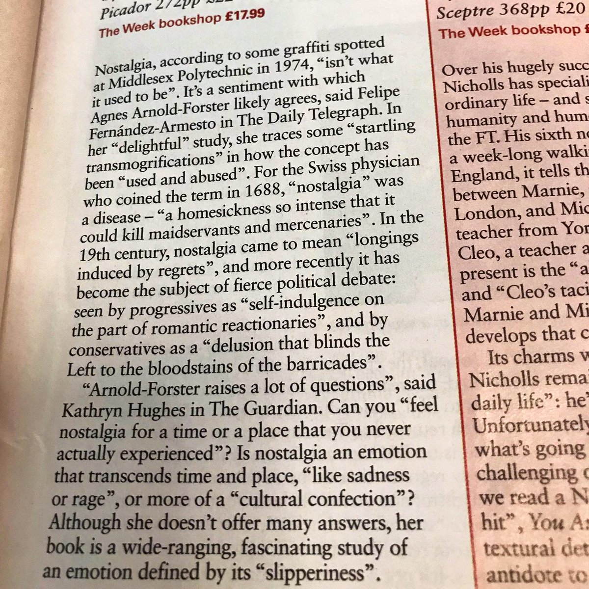 Review of reviews in @TheWeek !
