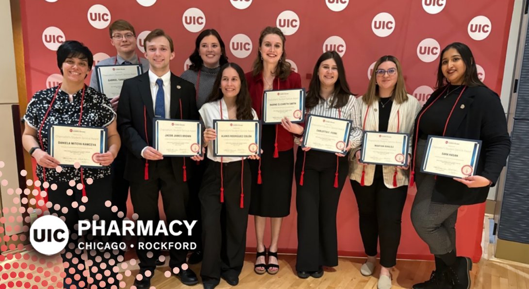 Seventy student pharmacists were honored at the 2024 Chancellor’s Student Service and Leadership Awards (CSSLA)ceremony. CSSLA recognizes outstanding student leaders and student volunteers. A complete list of winners can be found here: ow.ly/4oBM50Rv6vJ