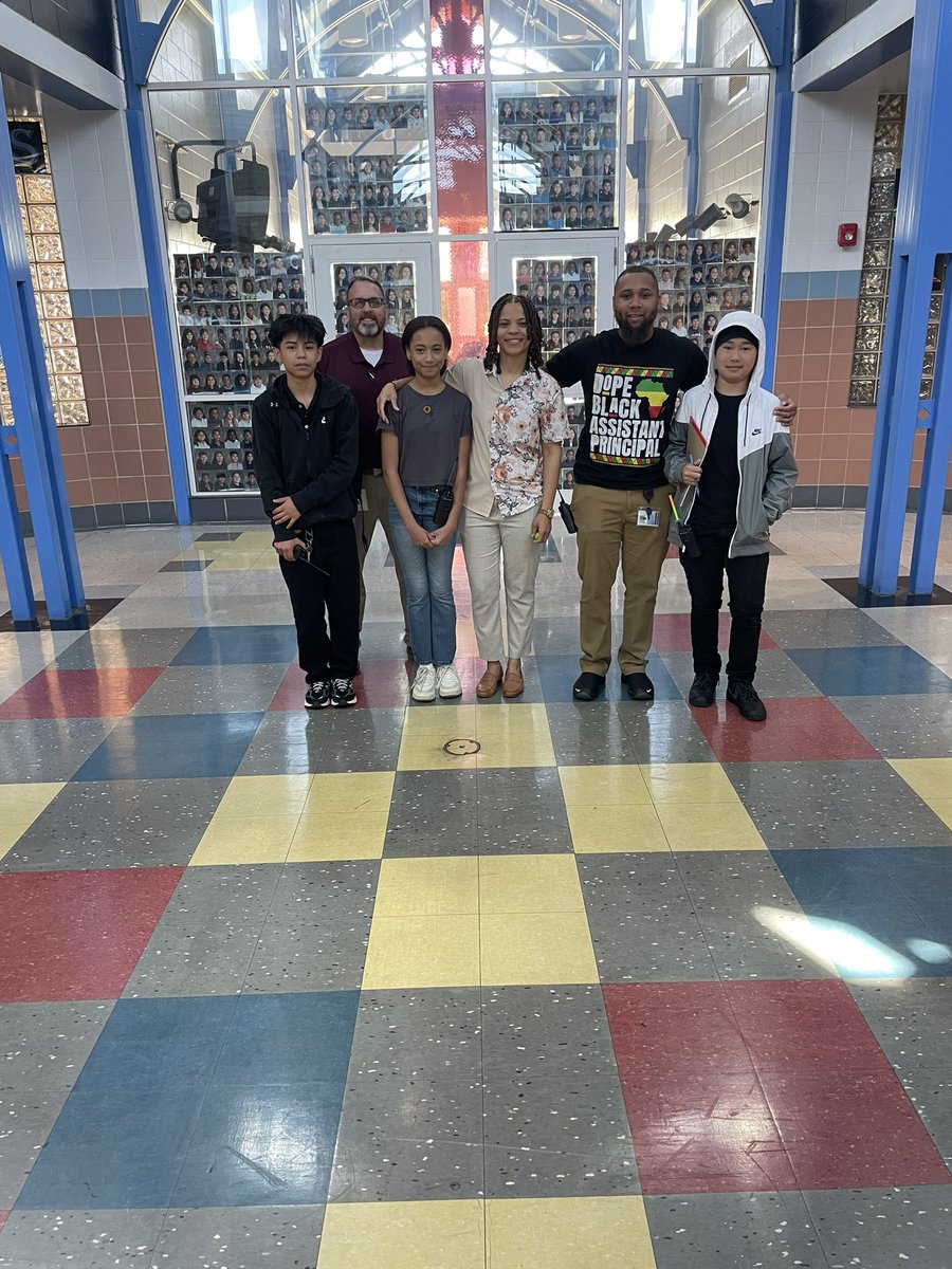 Our student admin designees on this beautiful Friday were selected as one of our PBIS incentives for the month of May for having perfect attendance this week. #AACPSStrong #MeadeMiddle #MeadeStrong #PBISIncentives #AACPS #BelongGrowSucceed #studentleaders