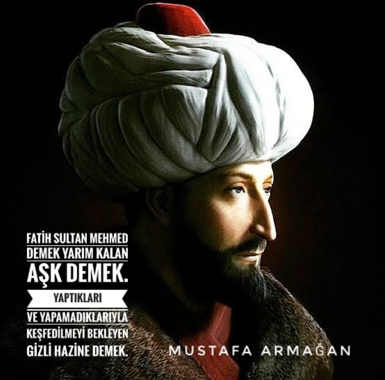 Fatih Sultan Mehmed demek yarım kalan aşk demek. Yaptıkları ve yapamadıklarıyla keşfedilmeyi bekleyen gizli hazine demek. #FatihSultanMehmetHan