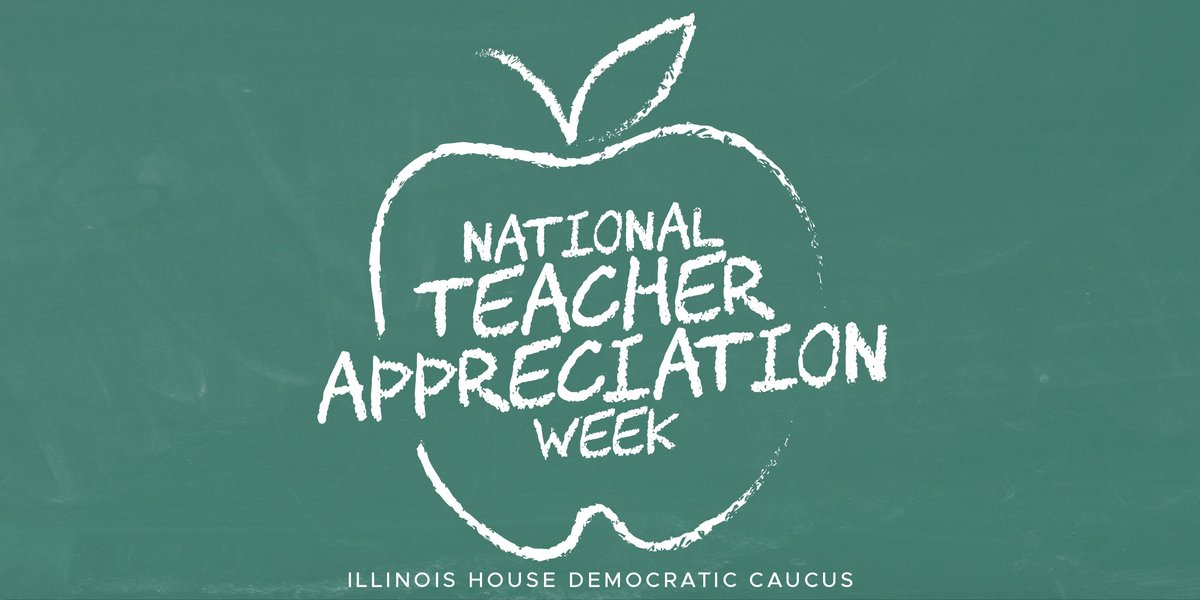 This National Teacher Appreciation Week, we thank the many educators in Illinois for the essential work they do. Teachers mold the next generation, provide guidance, and nurture our young peoples’ dreams. To all teachers, thank you for all that you do!