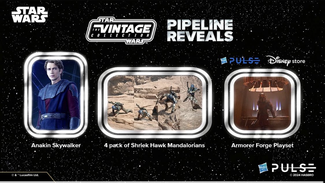 Pipeline reveals for the Black Series and the Vintage Collection. #StarWars @HasbroPulse