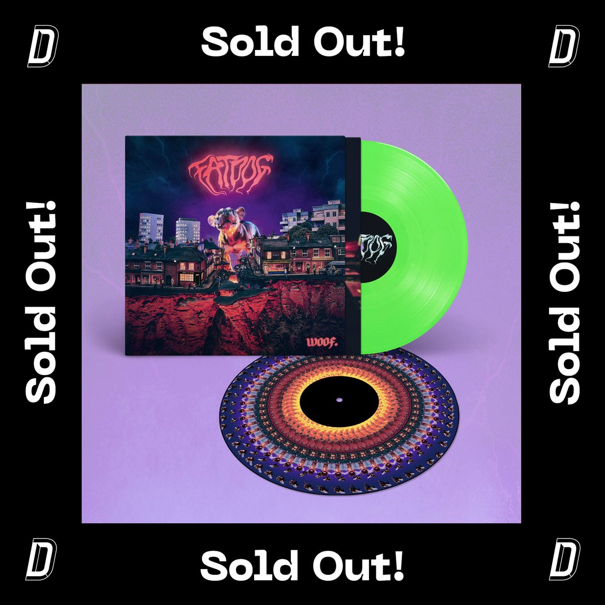 🚨 @fatdog_fatdog’s WOOF, has sold out. Do check in with your local #DinkedEdition shop around September 6th for any last copies. @dinkededition 🤝 @Dominorecordco