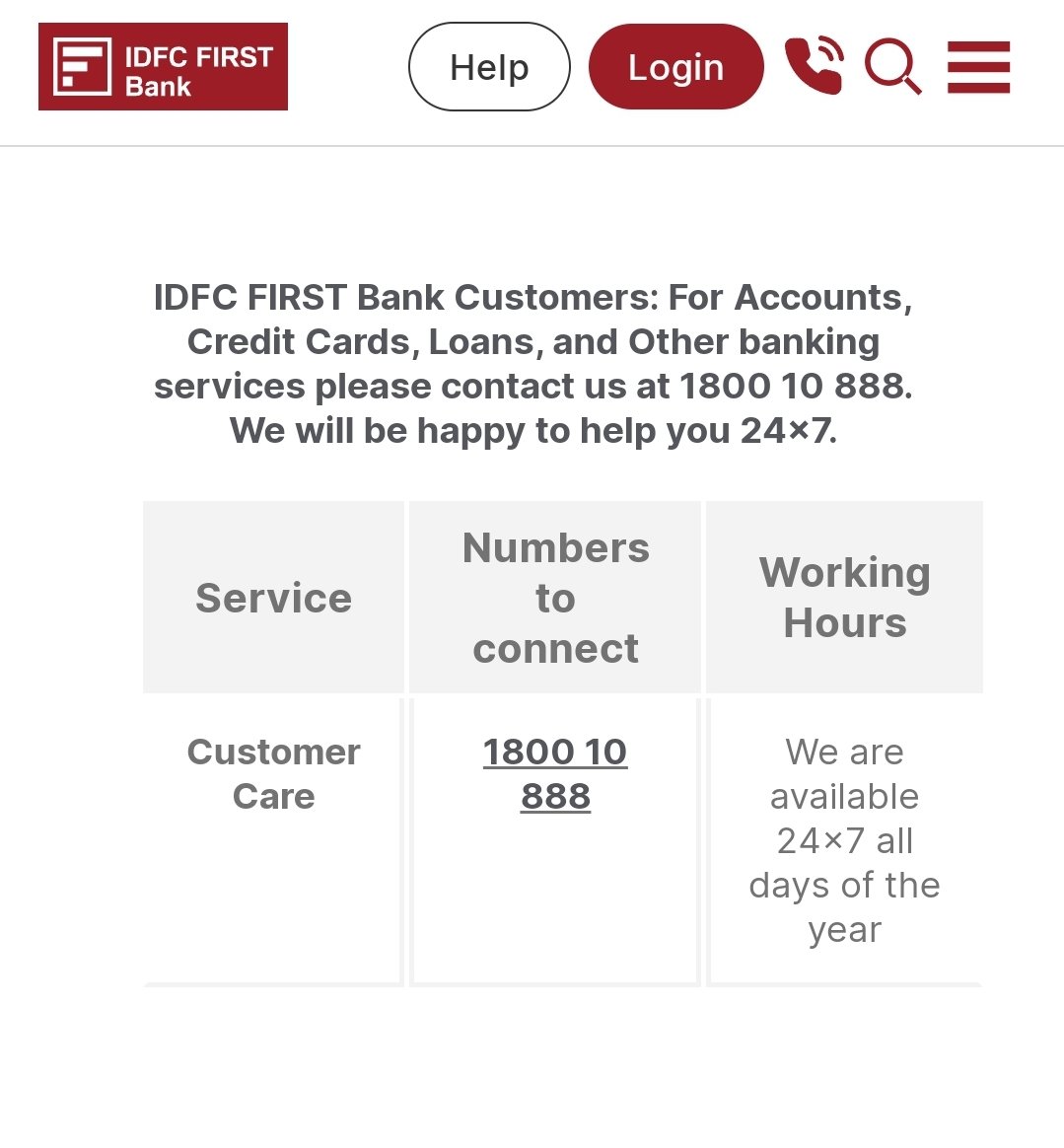 My IDFC First Bank AC Debit Transaction is Restricted , but i don't know reason and i not received any message i try to call customer care but time is Monday to Sunday 9.30AM TO 6PM but on IDFC First Website time is 24×7. I need urgent help for my bank account. @IDFCFIRSTBank