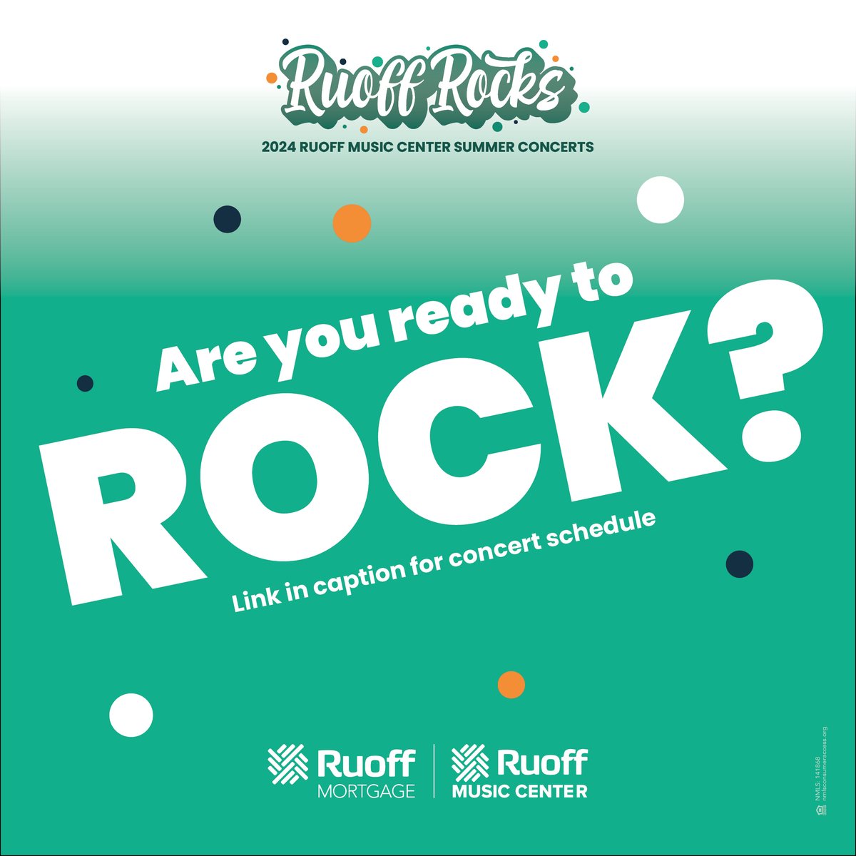 Get ready to rock at Ruoff Rocks this summer! 🎶☀️🎸 From May to September, enjoy epic music under the stars! Don't miss out! For the concert schedule, click here: ruoff.com/musiccenter