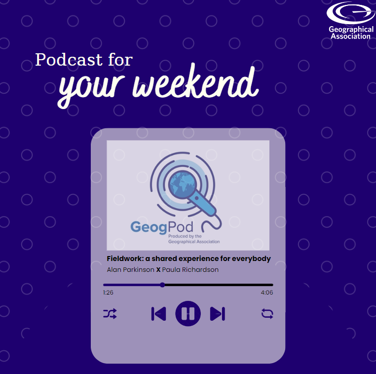 Podcast for your weekend!🎶🎙️ This weekend, as a tribute to the upcoming #Nationalfestivaloffieldwork, this episode of Geogpod looks at all aspects of fieldwork: why it is necessary, what teachers can do to get pupils and students involved, and the benefits of engaging with…