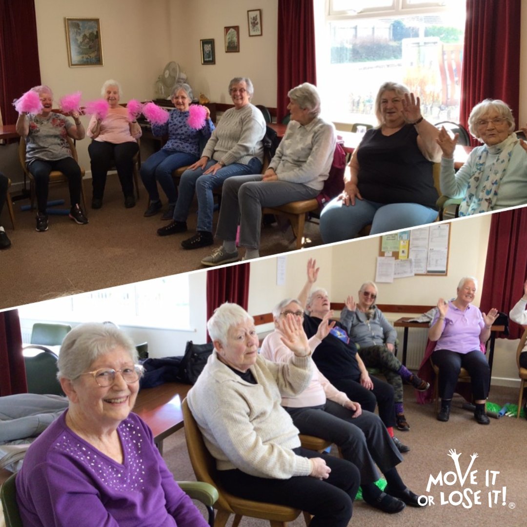 Meet the #Moveitorloseit class in Tregadillett, Cornwall. They meet every week to stay active together & enjoy socialising in their local community. If you would like to find your local class, click here: moveitorloseit.co.uk/exercise-class… #ActiveAgeing #HealthyAgeing @betterageing