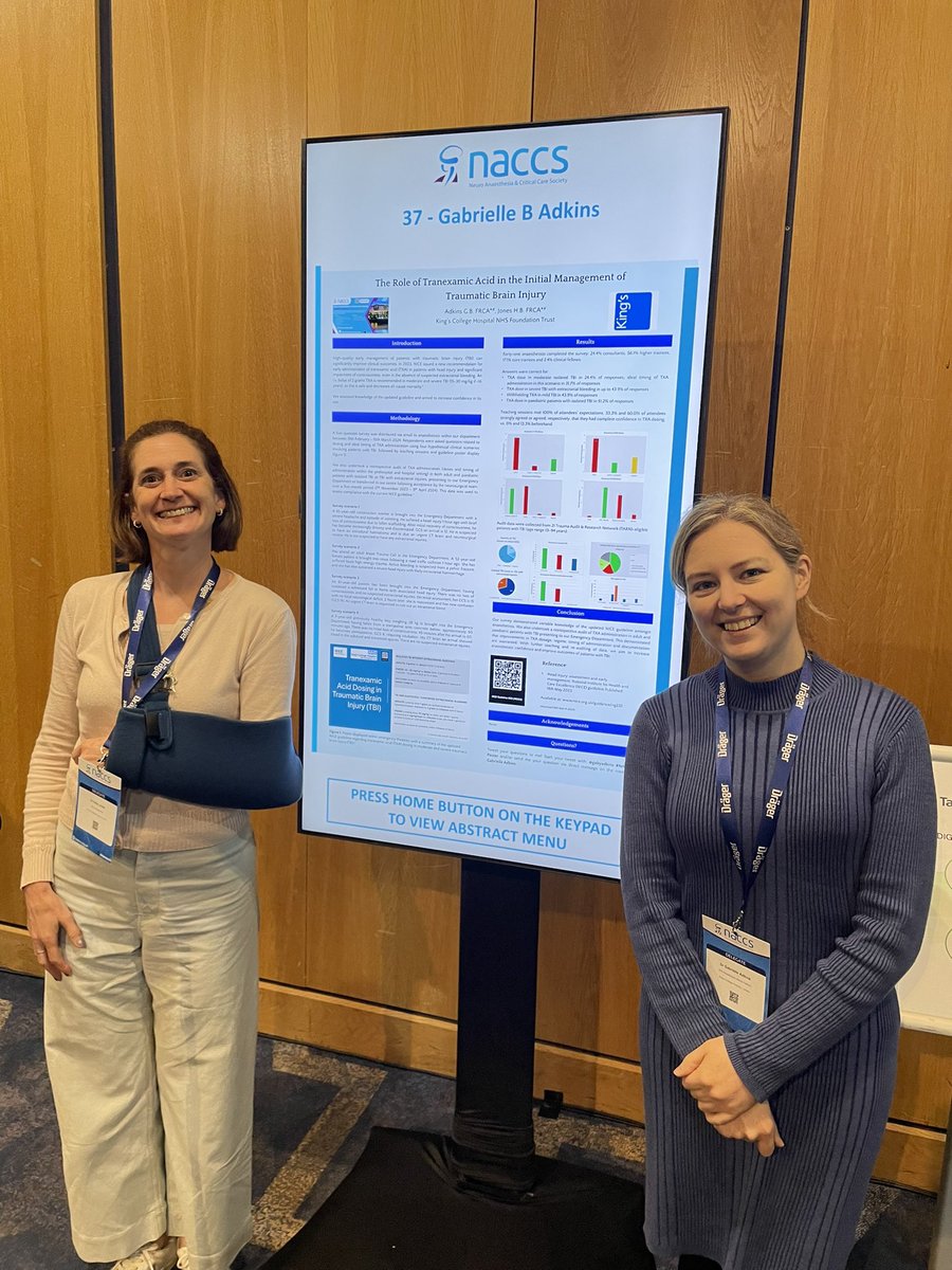 Sarah Muldoon (@gasgal13) on Twitter photo So proud of <a href="/KCHAnaesthetics/">Kingβs Anaesthetic Department</a> Neuro SIA Fellow @gabyadkins for taking 1st Prize Poster Presentation at #NACCS2024 <a href="/naccsuk/">π½π°π²π²π
</a> So proud of <a href="/KCHAnaesthetics/">Kingβs Anaesthetic Department</a> Neuro SIA Fellow @gabyadkins for taking 1st Prize Poster Presentation at #NACCS2024 <a href="/naccsuk/">π½π°π²π²π
</a>