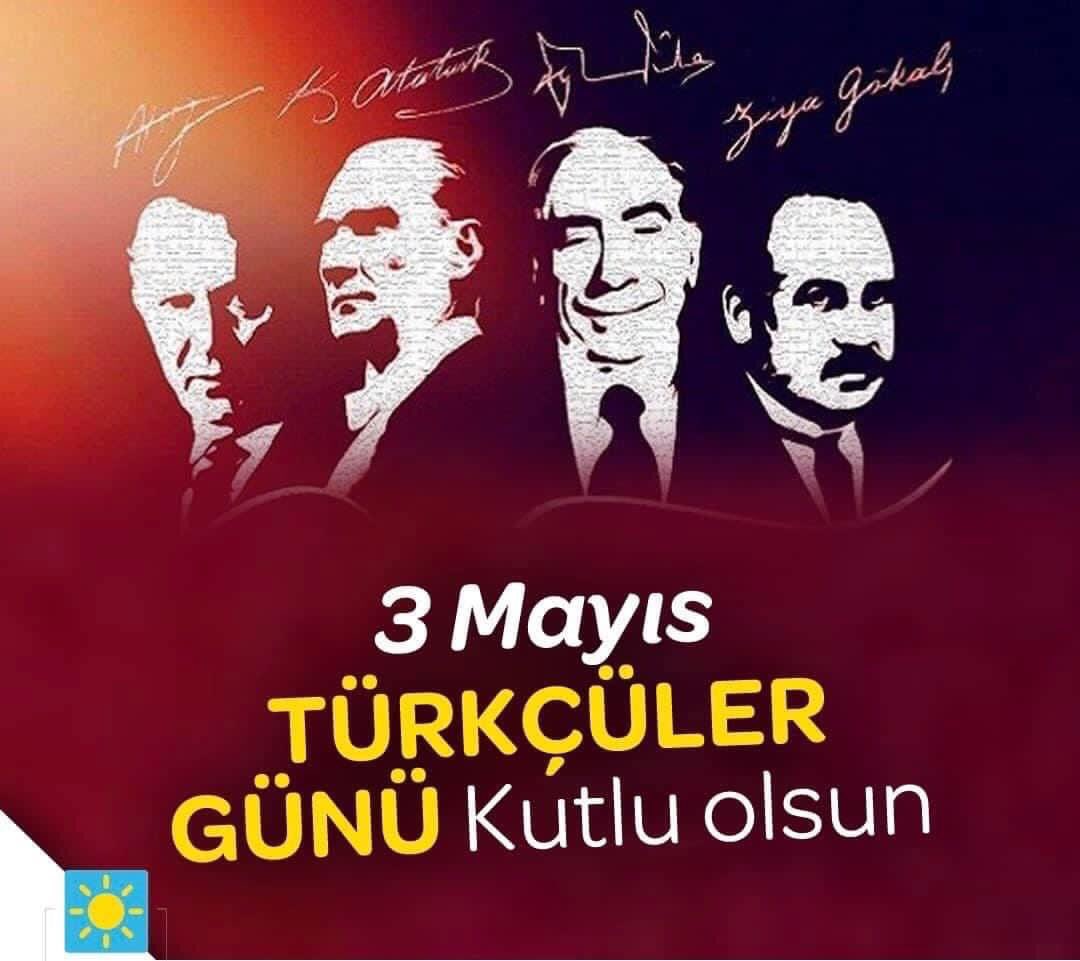 #3MayısTürkçülerGünü kutlu olsun. Ne Mutlu Türk’üm Diyene🇹🇷