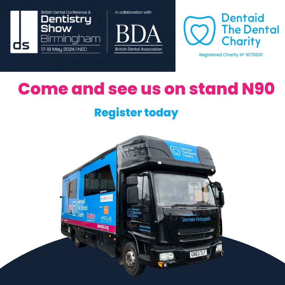 Come and see us at The Dentistry Show two weeks today! We’ll be taking one of our charity dental units to show volunteers how they can help us deliver dental care for people experiencing homelessness, poverty, abuse and harm. lnkd.in/gvAtS-Zx @dentistryshowCS