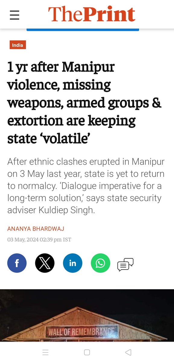 It's a year of Manipur violence. Remember Modi who could stop a war couldn't stop Manipur violence. #ManipurViolence