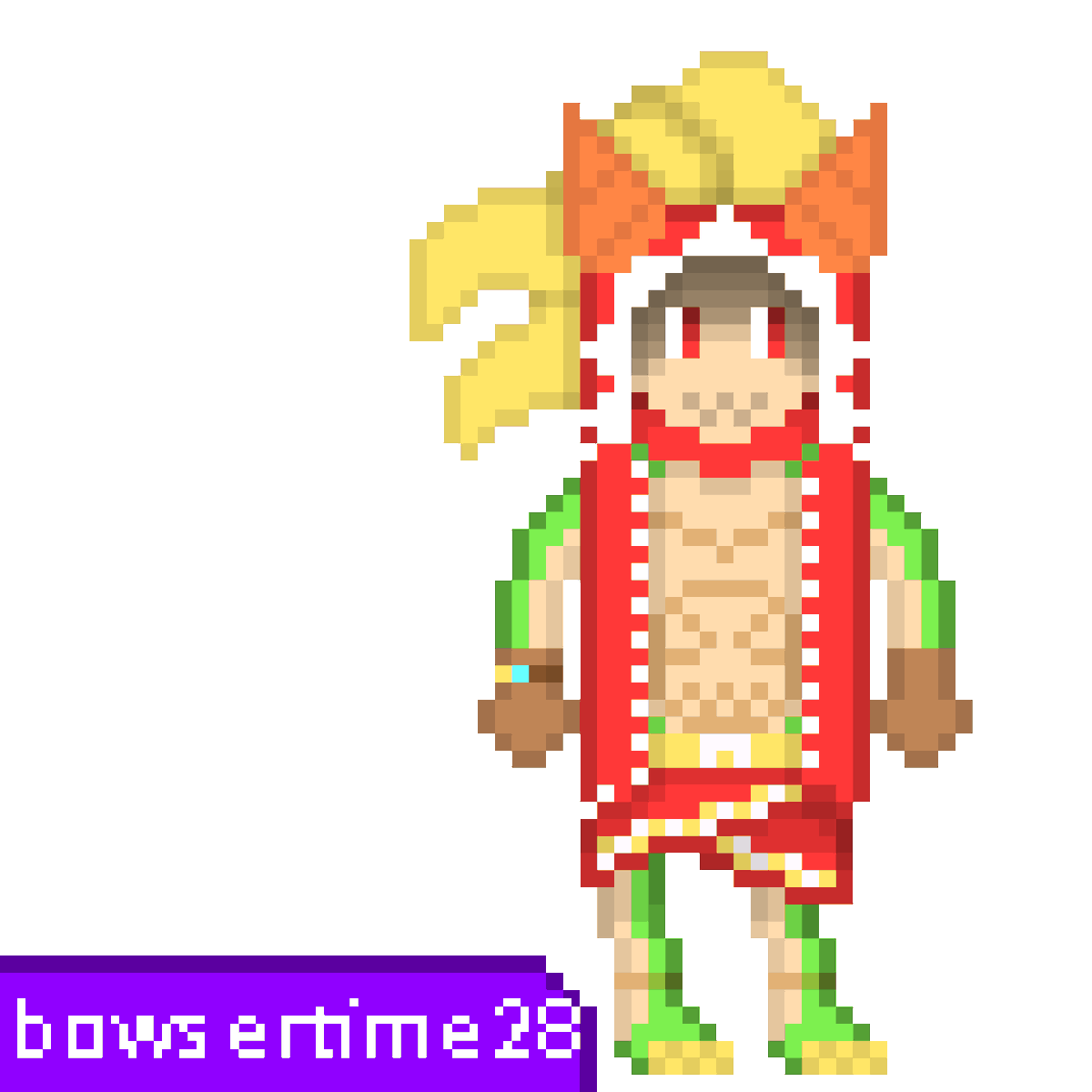 late birthday drawing for @SodaSorbet !!!! finally got around to drawing this lizard GRAHHHHHhh uhhhh tags to help with people finding it i guess #furryartwork #pixelart #fanart #FanArtFriday