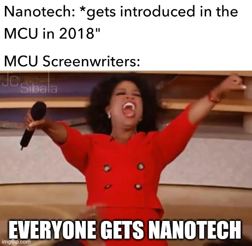 MCU nanotech meme